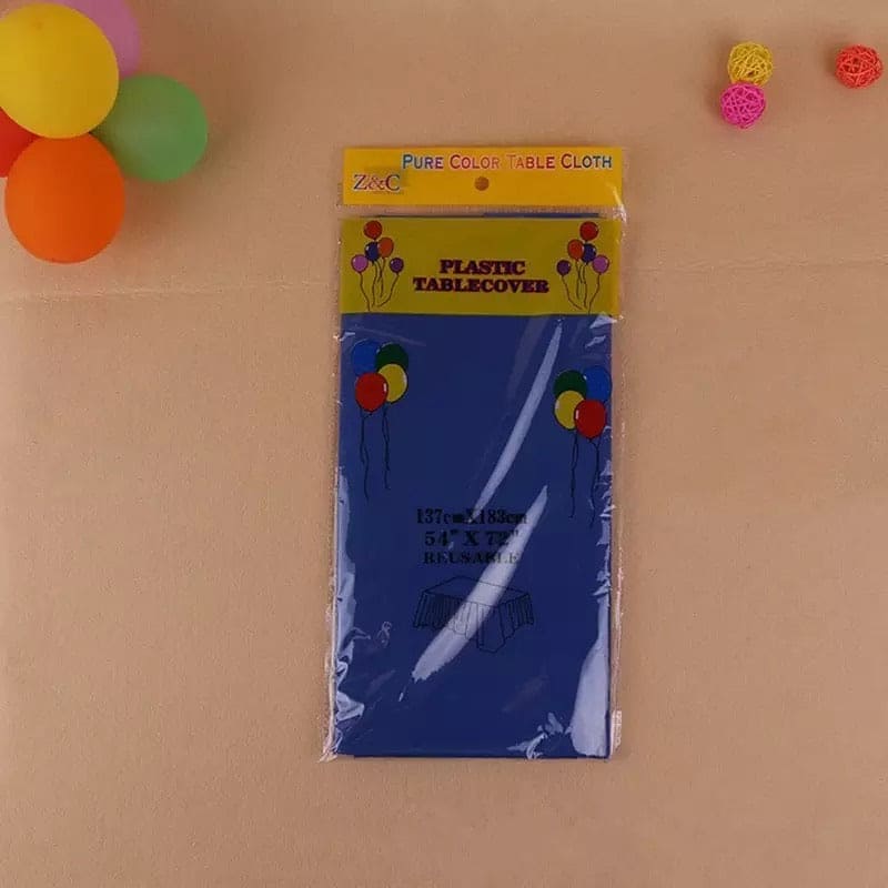 Plastic Disposable Table Cover, Birthday Tablecloth, Waterproof Table Sheets Plastic Disposable Table Cover, Birthday Tablecloth, Waterproof Table Sheets